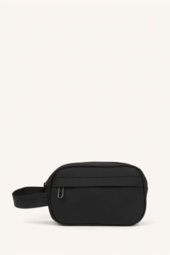 MAN Black Faux Leather Hand Bag