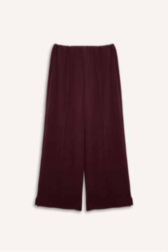 نساء خمري بنطرون بجامة رياضي وخصر مطاطي