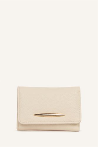 WOMAN Beige Woman Faux Leather Wallets