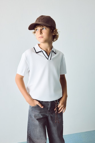 أولاد اوف وايت Boy Regular Fit Viscose T-Shirt
