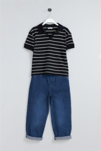 BÉBÉ GARÇON Marin Polo rayé pour bébé garçon