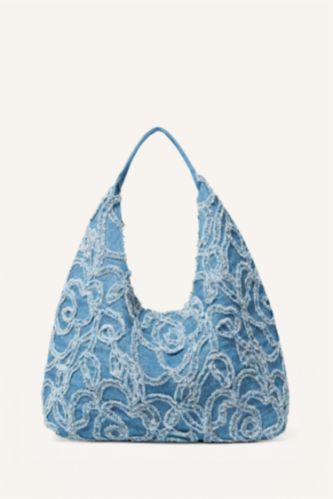 WOMAN Blue Denim Shoulder bag