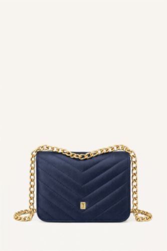 WOMAN Dark Blue Denim Crossbody Bag