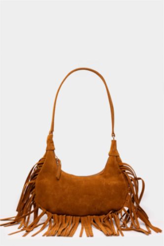 Woman Suede Shoulder Bag