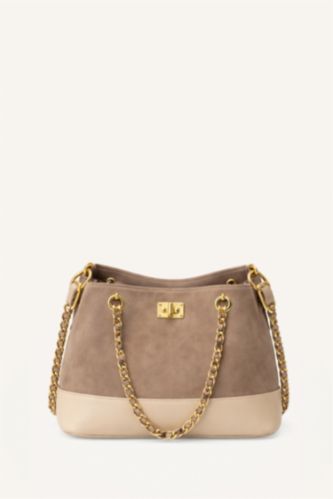 WOMAN Vison Suede Shoulder bag