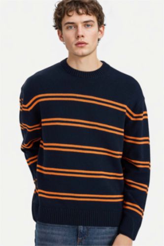 بلوز تريكو قصة مريحة