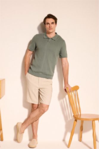 Men Beige Regular Fit