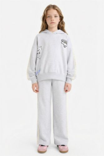 Kız Çocuk Wide Leg Geniş Paça Eşofman Altı