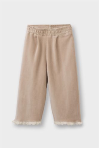 بنطرون مخمل مضلع