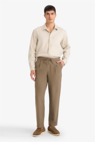 Erkek Açık Kahve Pantolon