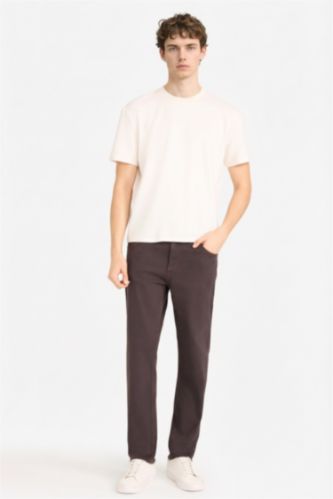 Regular Fit Düz Paça Pantolon