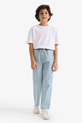 Erkek Çocuk Düz Paça Jean Pantolon