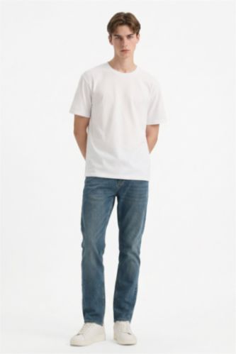 Sergio Regular Fit Regular Waist Straight Leg Trousers