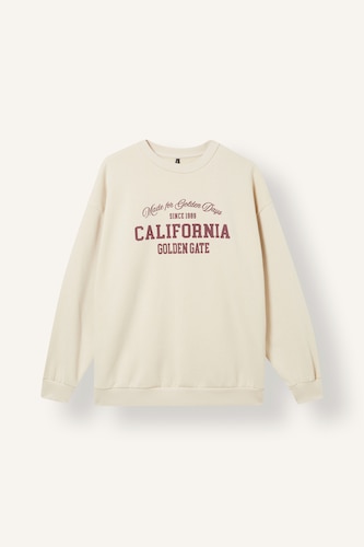 Oversize Fit Thick Sweatshirt Fabric Sweatshirt