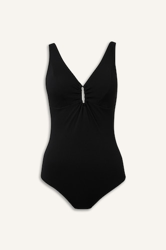 Regular Fit Black One-piece Swimsuit