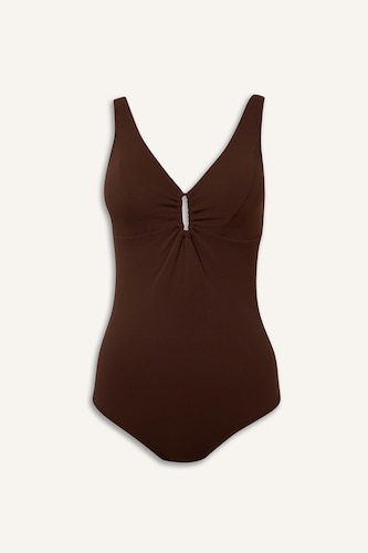 Regular Fit Textured Swimsuit