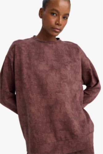 Oversize Fit Long Sleeve Sweatshirt