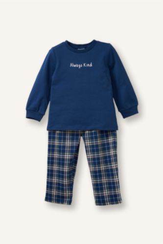 BABY BOY NAVY Baby Boy Printed 2 Piece Pajama Set