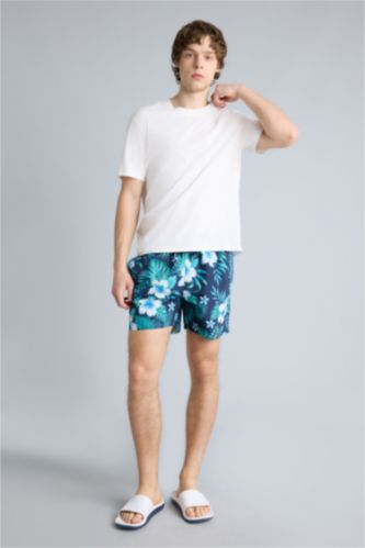 MAN Dark Green Swim Shorts