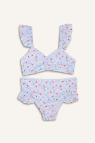 Қыздар Және Жасөспірімдер Ашық Көгілдір Қыз балаларға арналған 2 дана бикини