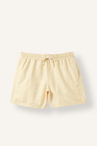 Men Yellow Swim Shorts