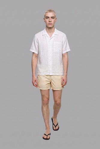 Men Yellow Swim Shorts