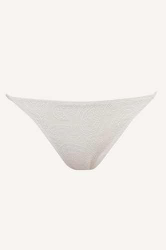Regular Fit Ecru Bikini Bottom