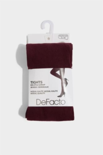 Kadın Basic Düz Kalın Külotlu Çorap