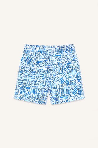 Regular Fit Printed Swim Shorts