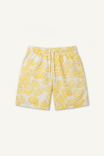 رجال أصفر Regular Fit Swim Shorts