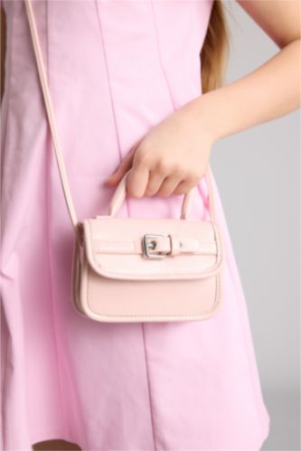 Kız Çocuk - Genç Kız Açık Pembe Çapraz Çanta Kız Çocuk