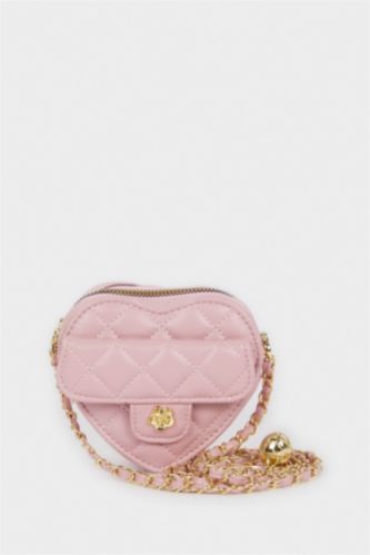 Kız Çocuk - Genç Kız Pembe Çapraz Çanta Kız Çocuk