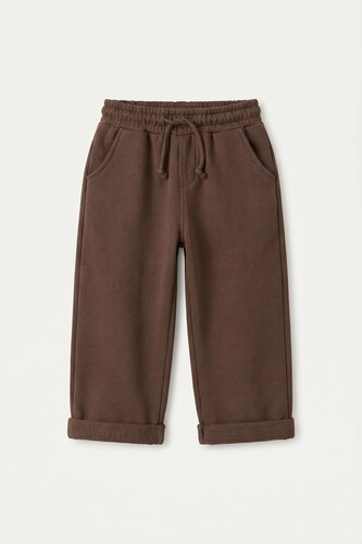 Erkek Bebek Kahve Regular Fit Bebek Pantolon