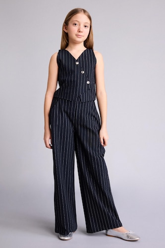 Young Girls - Teen Girls NAVY Girl 2 piece Wide Leg Set