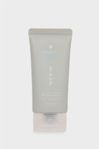 Kadın Açık Gri Mizon Inout Daily Soothing Sunscreen SPF50+ PA++++ Nemlendirici Yatıştırıcı Güneş Kremi 50 ml
