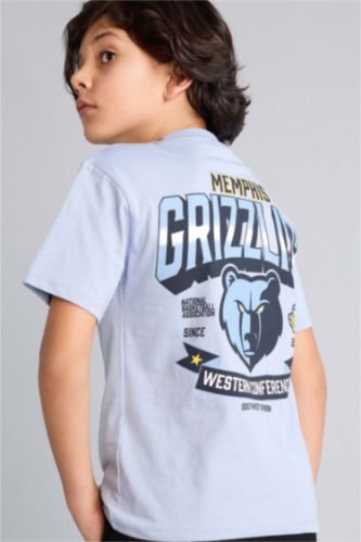 Erkek Çocuk - Genç Erkek Mavi NBA Memphıs Grızzlıes Tişört Erkek Çocuk