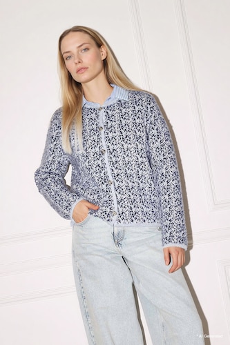 Regular Fit Crew Neck Knitwear Cardigan