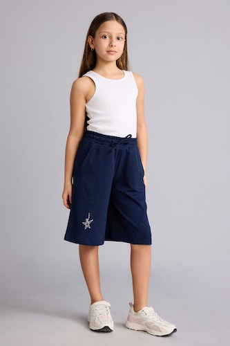 Girls & Teens NAVY Girl Navy Blue Shorts
