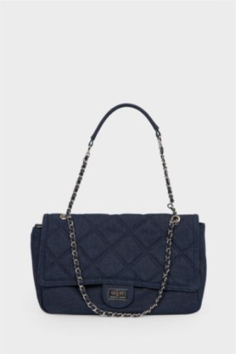 Kadın Koyu Mavi Kadın Jean Çapraz Çanta