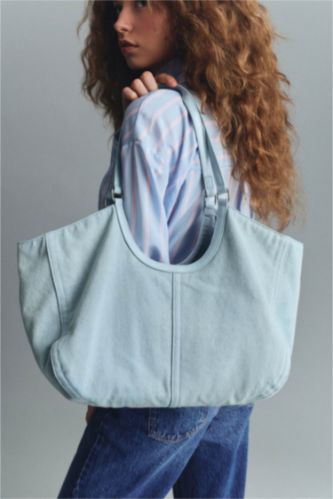 Kadın Mavi Jean Omuz Çantası