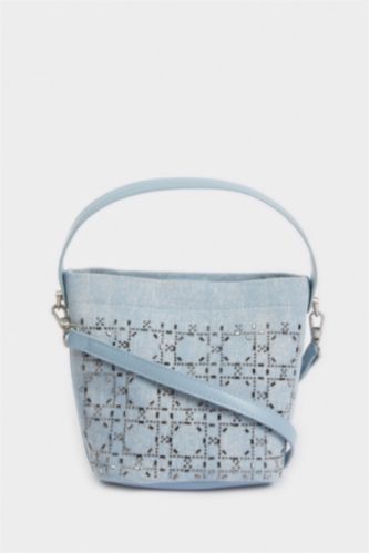 Kadın Mavi Kadın Jean Çapraz Çanta
