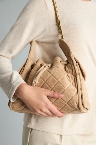 Women Vison Suede Shoulder bag