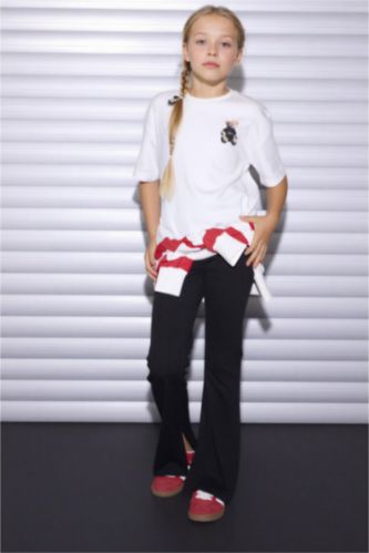 GIRLS & TEENS Black Girl Flared Trousers