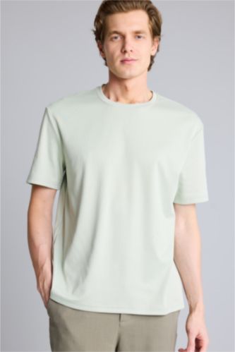 Erkek Mint Basic T-shirt