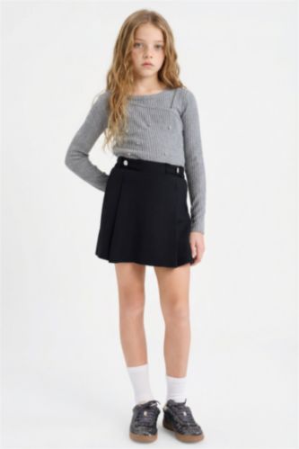 Kız Çocuk Pileli Şort Etek