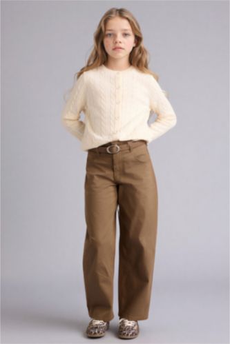 Girls & Teens Vison Baggy Fit Gabardine Trousers