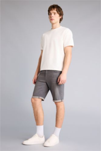 Ерлер Антрацит Regular Fit джинс бермуд