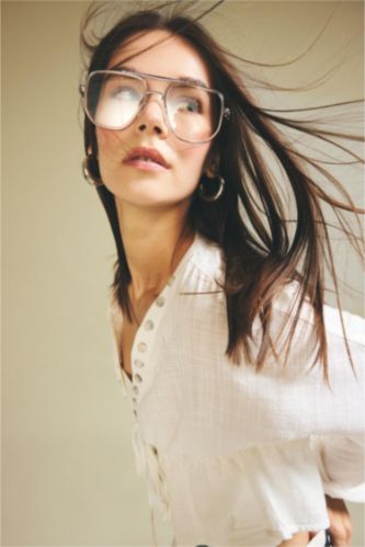 Women White Sunglasses