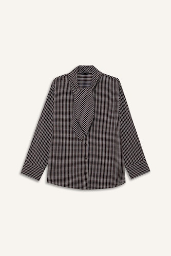 Oversize Fit Poplin Long Sleeve Shirt