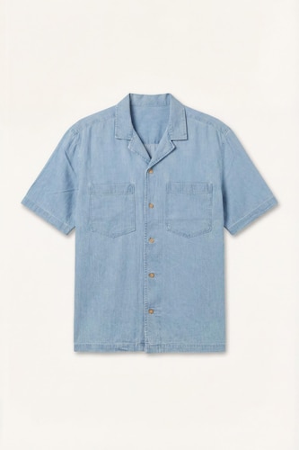 Relax Fit Linen Short Sleeve Shirt